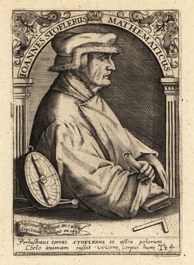 Johannes Stoffler, Duitse wiskundige door Theodore de Bry