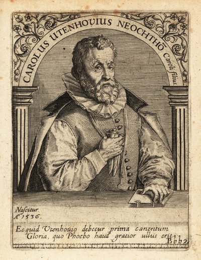 Karl von Utenhove, Vlaamse geleerde en dichter door Theodore de Bry