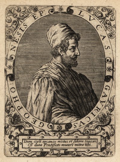 Luca Gaurico door Theodore de Bry