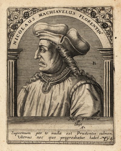 Machiavelli, Italiaanse diplomaat door Theodore de Bry