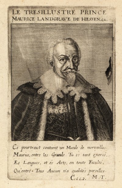 Maurits van Hessen-Kassel door Theodore de Bry