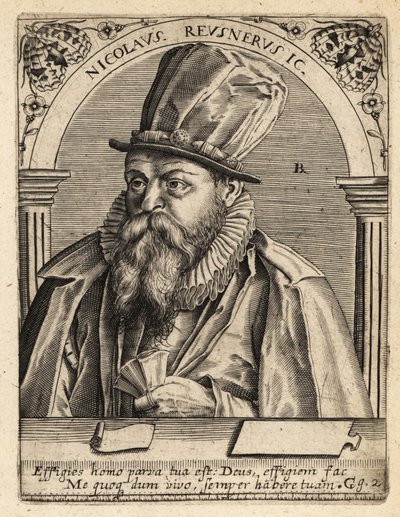 Nicolaus Reusner door Theodore de Bry