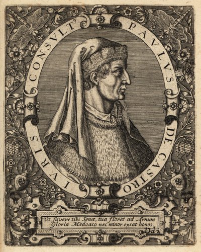 Paulus Castrensis door Theodore de Bry