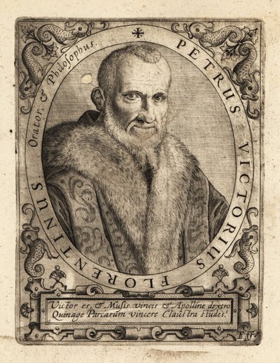 Piero Vettori, Italiaanse schrijver door Theodore de Bry