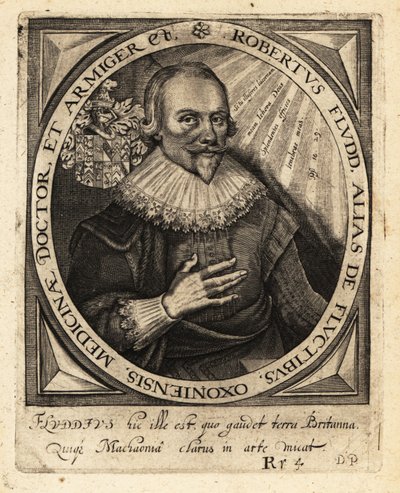 Robert Fludd, Engelse Paracelsische arts door Theodore de Bry
