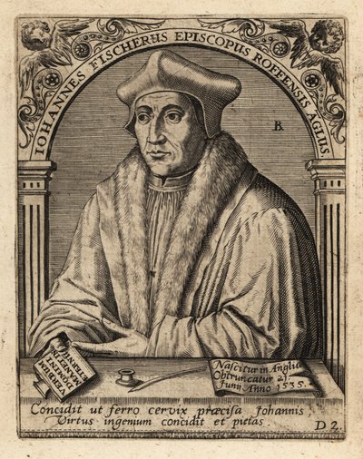Sint John Fisher door Theodore de Bry