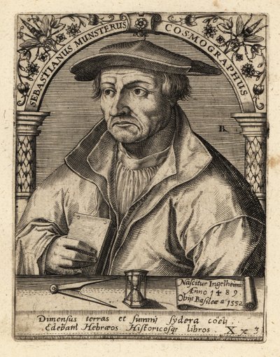 Sebastian Munster, Duitse kosmograaf door Theodore de Bry