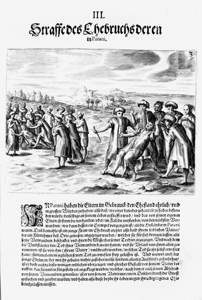 Een rekening vereffenen, 1606 door Theodore de Bry