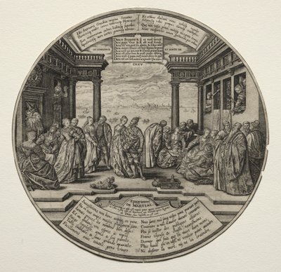 Het Venetiaanse Bal door Theodore de Bry