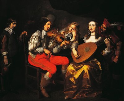 Het concert door Theodore van Thulden