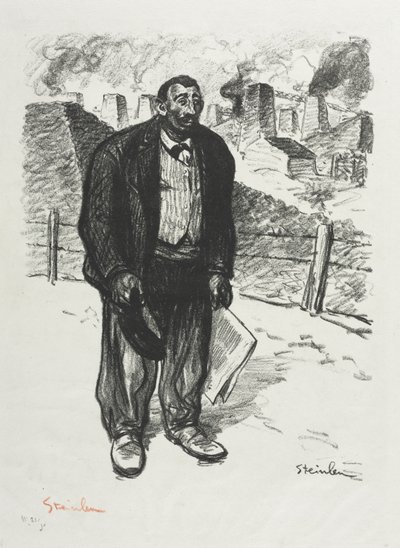 De eerlijke werknemer door Théophile Alexandre Steinlen