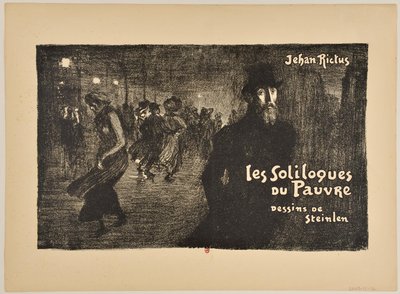 [De alleenspraken van de arme] door Théophile Alexandre Steinlen