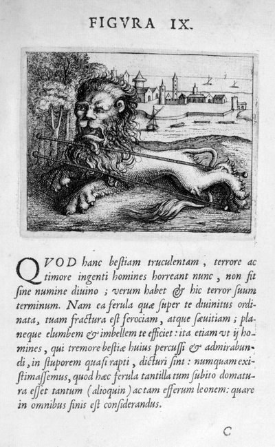 Profetie figuur IX uit Prognosticatio Eximii Doctoris Paracelsi door Theophrastus Bombastus von Hohenheim Paracelsus