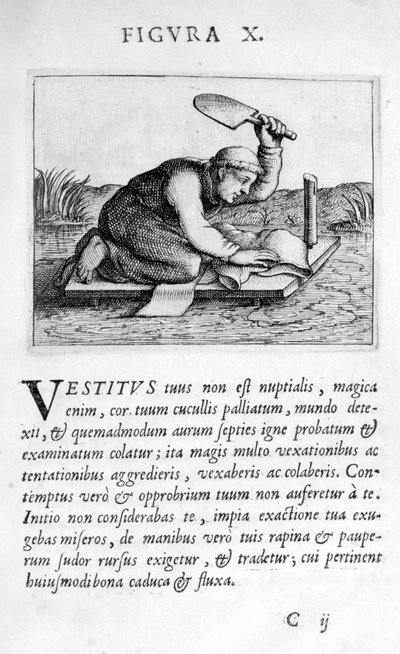 Profetie figuur X uit Prognosticatio Eximii Doctoris Paracelsi, 1536 door Theophrastus Bombastus von Hohenheim Paracelsus