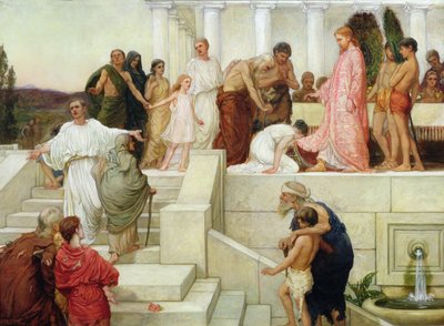 De gelijkenis van het grote avondmaal door Theresa Georgina Thornycroft