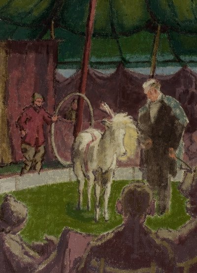Circus in Bath: Mr Barratt en Patch door Therese Lessore