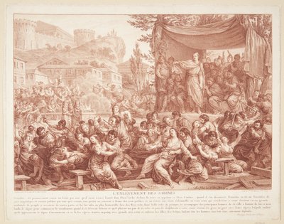 De roof van de Sabijnse vrouwen door Therèse Éléonore Lingée