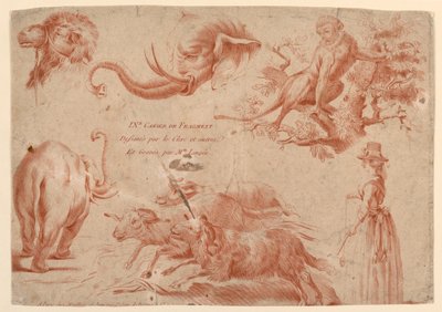 Titelpagina, uit "IXe Cahier de Fragment" door Therèse Éléonore Lingée