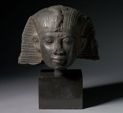 Hoofd van een koning, 21e of 22e dynastie door Third Intermediate Period Egyptian