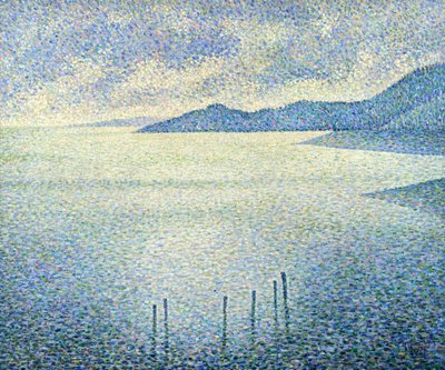 Kustscène, ca. 1892-1893 door Théo van Rysselberghe