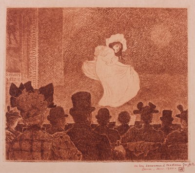 Le Café Concert, 1896 door Théo van Rysselberghe