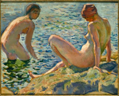 De Baadsters door Théo van Rysselberghe