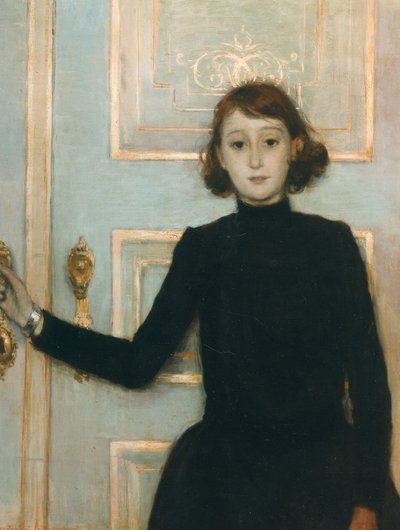 Portret van Marguerite van Mons door Théo van Rysselberghe