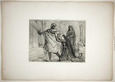 Weg, plaat zeven uit Othello door Théodore Chassériau