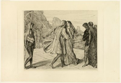 O Mijn Schone Krijger!, plaat vijf uit Othello door Théodore Chassériau