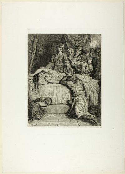 Oh! Oh! Oh!, plaat veertien uit Othello door Théodore Chassériau
