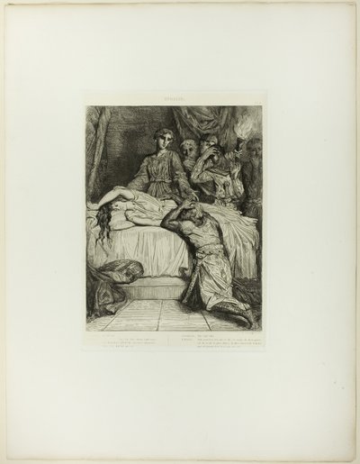 Oh! Oh! Oh!, plaat veertien uit Othello door Théodore Chassériau