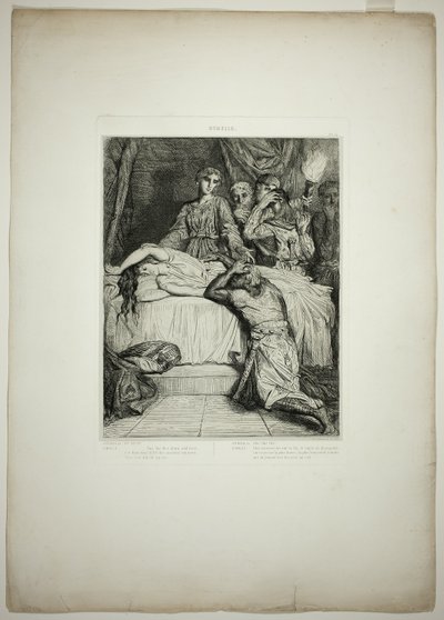 Oh! Oh! Oh!, plaat veertien uit Othello door Théodore Chassériau