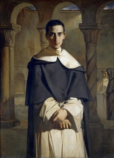 Portret van Henri Dominique Lacordaire door Théodore Chassériau