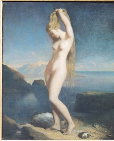 Venus Anadyomene, of Venus van de Zee door Théodore Chassériau