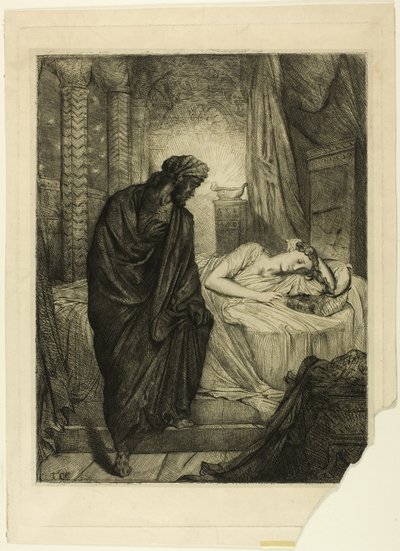 Toch Moet Ze Sterven, plaat elf uit Othello door Théodore Chassériau