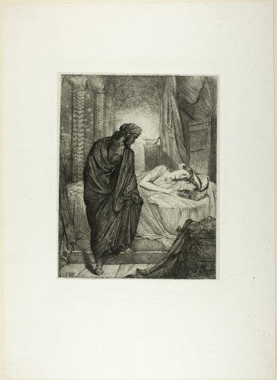 Toch Moet Ze Sterven, plaat elf uit Othello door Théodore Chassériau