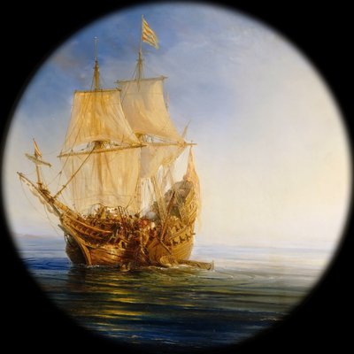 Spaanse Galjoen genomen door de Piraat Pierre le Grand nabij de kust van Hispaniola, in 1643 door Jean Antoine Theodore Gudin