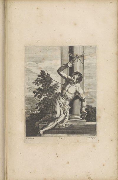 Martelaarschap van de H. Sebastiaan door Théodorus van Kessel