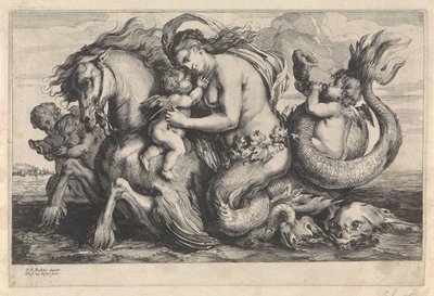 Triomf van Galatea door Théodorus van Kessel
