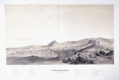 Panorama van Modern Athene door Théodose du Moncel