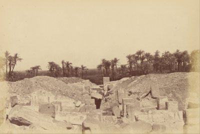 Abydos, Klein Tempel door Théodule Devéria