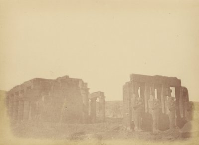 Overzicht van het Ramesseum door Théodule Devéria