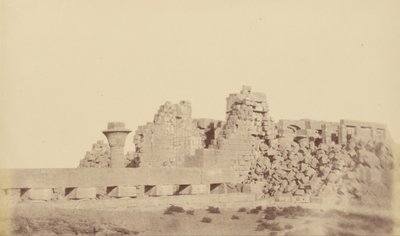 Overdekte Wandelgang van Thothmes III, Karnak door Théodule Devéria
