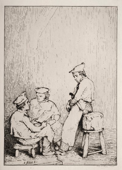 De Kaart door Auguste Theodule Ribot