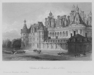 Kasteel van Chambord, Loir-et-Cher door Thomas (after) Allom