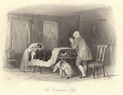 Het Gemeenschappelijk Verlies (gravure) door Thomas (after) Allom