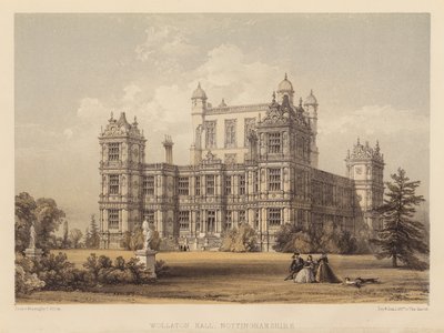 Wollaton Hall, Nottinghamshire door Thomas (after) Allom