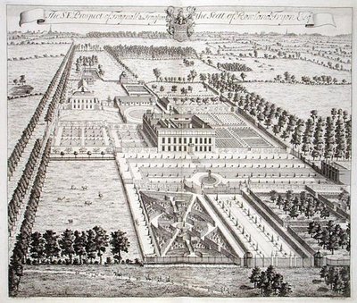 Het Zuidoostelijke Uitzicht van Frogpool, het Huis van Rowland Fdyon, uit 