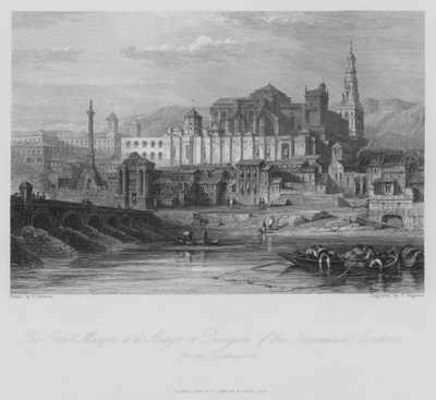 De Grote Moskee van de Alcazor, of Kerker van de Inquisitie, Cordoba, Spanje door Thomas (after) Higham