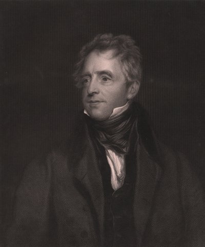Portret van Engelse acteur John Fawcett (1768-1837), gravure door W J Edwards naar schilderij van Thomas Lawrence, 23x32 cm, Virtue and Co Uitgever, Londen door Thomas (after) Lawrence